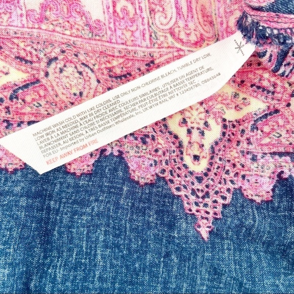 Free People Shea Printed Halter Neck Mini Dress - Picture 8 of 8